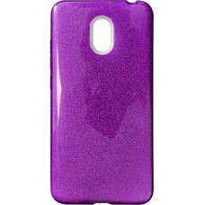 Силикон Glitter Meizu M6 (Фиолетовый)