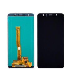 Дисплей для Samsung A750 Galaxy A7 (2018) с чёрным тачскрином, с регулируемой по..
