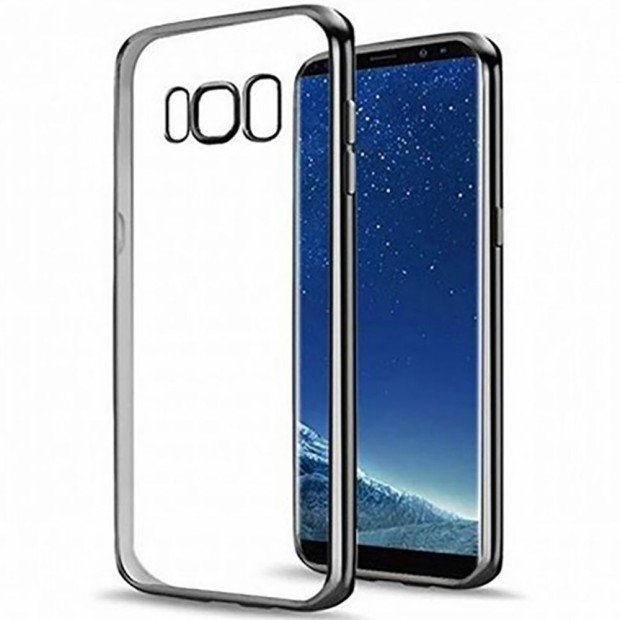 Силиконовый чехол UMKU Line Samsung Galaxy S8 Plus (чёрный)