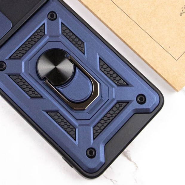 Бронь-чехол Ring Serge Armor Case Samsung Galaxy A35 (ShutCam) (Синий)