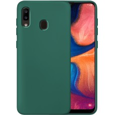 Силикон Original 360 Case Samsung Galaxy A20 / A30 (Тёмно-зелёный)