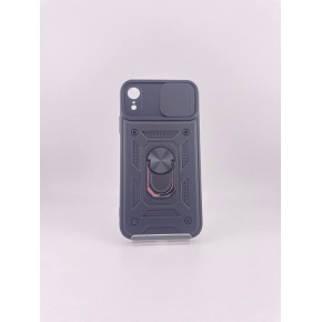 Бронь-чехол Ring Serge Armor ShutCam Case Apple iPhone XR (Чёрный)