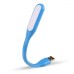 Гибкая USB лампа-фонарик USB LED Light (Синий)