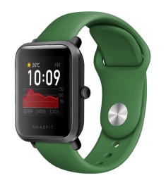 Ремешок Original Design Xiaomi Amazfit Bip 22мм (Simple Lock) (Тёмно-зелёный)