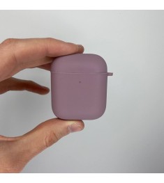 Чехол для наушников Full Silicone Case with Microfiber Apple AirPods (01) Bilber..