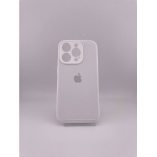 Силикон Original RoundCam Case Apple iPhone 15 Pro (06) White
