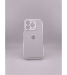 Силикон Original RoundCam Case Apple iPhone 15 Pro (06) White