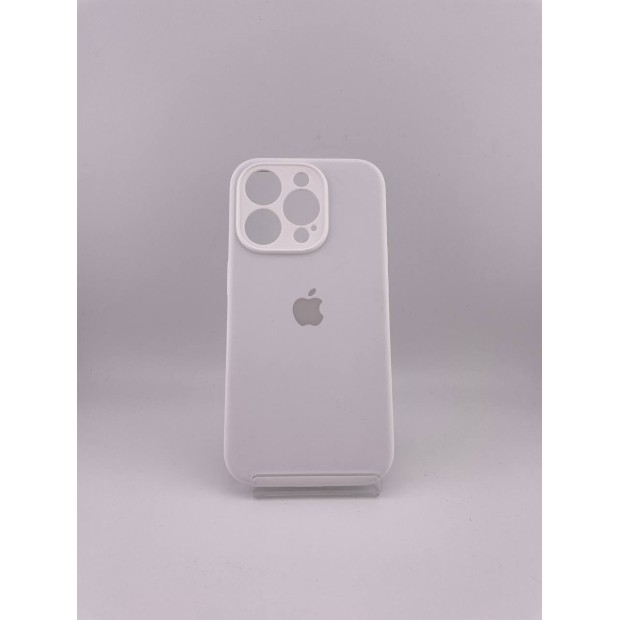 Силикон Original RoundCam Case Apple iPhone 15 Pro (06) White