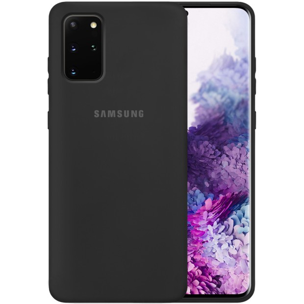 Силикон Original Case Samsung Galaxy S20 Plus (Чёрный)