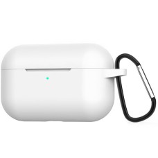 Чехол для наушников Full Silicone Case Apple AirPods Pro (Белый)