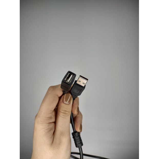 Кабель-удлинитель USB 3m (Чёрный)