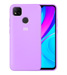 Силикон Original 360 Case Logo Xiaomi Redmi 9C (Фиалковый)