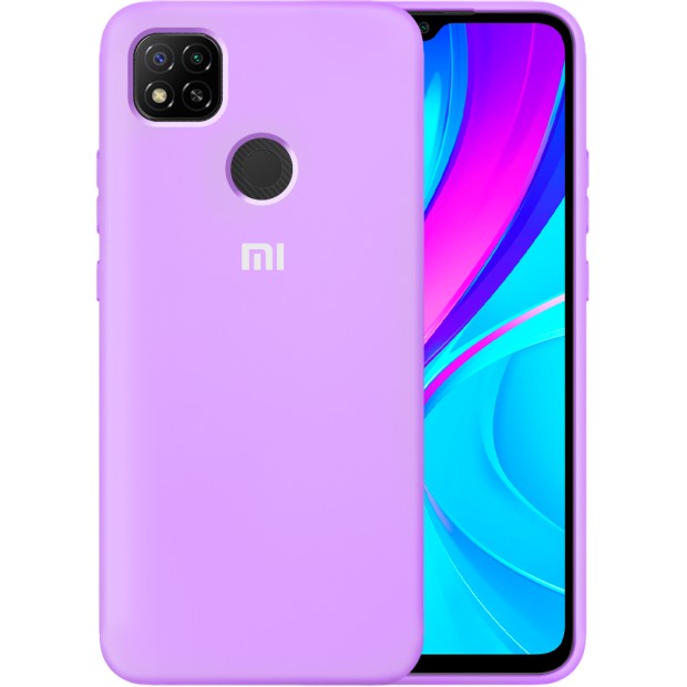 Силикон Original 360 Case Logo Xiaomi Redmi 9C (Фиалковый)