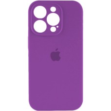 Силикон Original RoundCam Case Apple iPhone 16 Pro (28) Brinjal