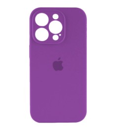 Силикон Original RoundCam Case Apple iPhone 16 Pro (28) Brinjal