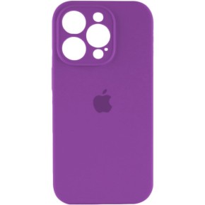 Силикон Original RoundCam Case Apple iPhone 16 Pro (28) Brinjal