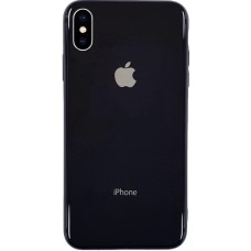Накладка Premium Glass Case Apple iPhone X / XS (черный)