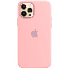 Чехол Silicone Case Apple iPhone 12 Pro Max (Rose Pink)