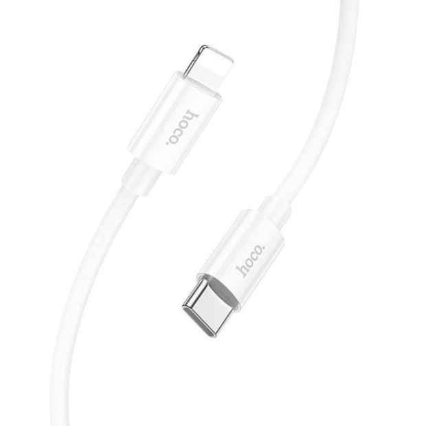 USB-кабель Hoco X87 PD 20W (1m) (Type-C to Lightning) (Белый)