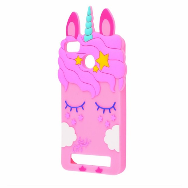 Чехол Силикон Little Pony Xiaomi Redmi 5 Plus (Розовый)