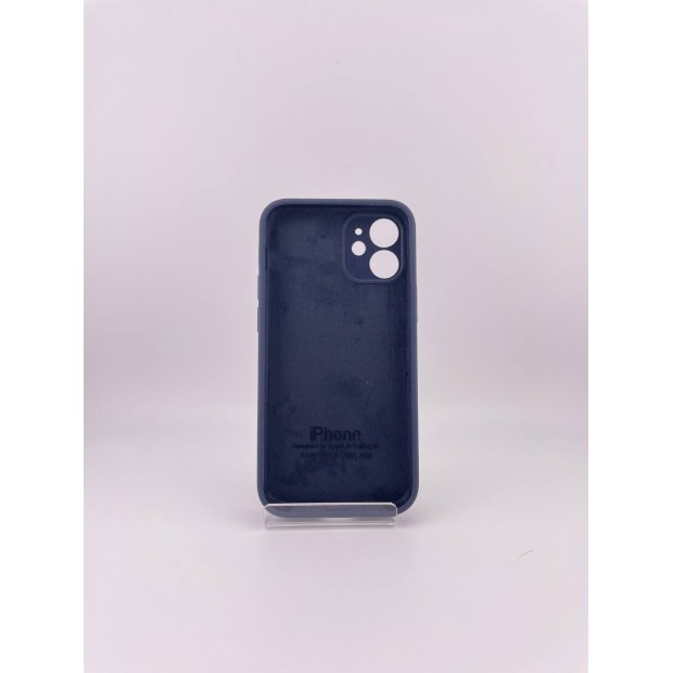 Силикон Original RoundCam Case Apple iPhone 12 Mini (09) Midnight Blue