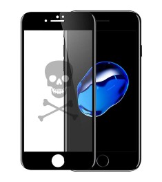 Защитное стекло 5D Picture Apple iPhone 6 / 7 / 8 Black (Skull)