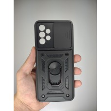 Бронь-чехол Ring Serge Armor ShutCam Case Samsung Galaxy A23 (Чёрный)