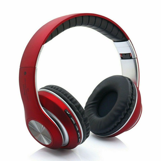 Наушники-гарнитура Headphones V33 Bluetooth Wireless Stereo (Красный)