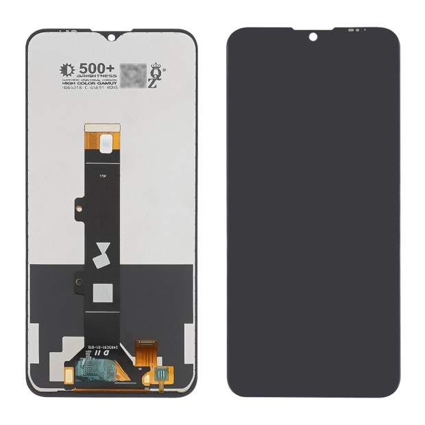 Дисплей для Motorola G30 с чёрным тачскрином