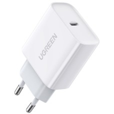 СЗУ-адаптер UGREEN CD137 20W PD QC4.0 (1Type-C) (White)
