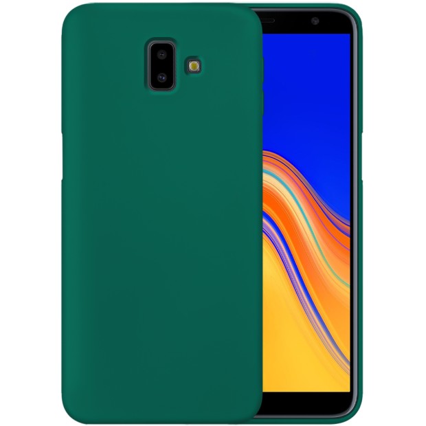 Силикон Original 360 Case Samsung Galaxy J6 Plus J610 (Тёмно-зелёный)