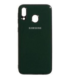Силиконовый чехол Zefir Case Samsung Galaxy A20 / A30 (2019) (Темно-зелёный)