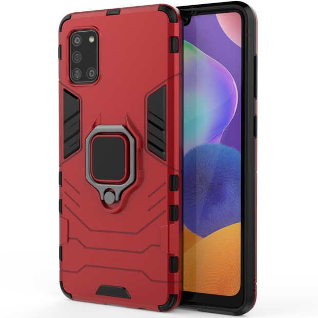 Бронь-чехол Ring Armor Case Samsung Galaxy A31 (2020) (Красный)