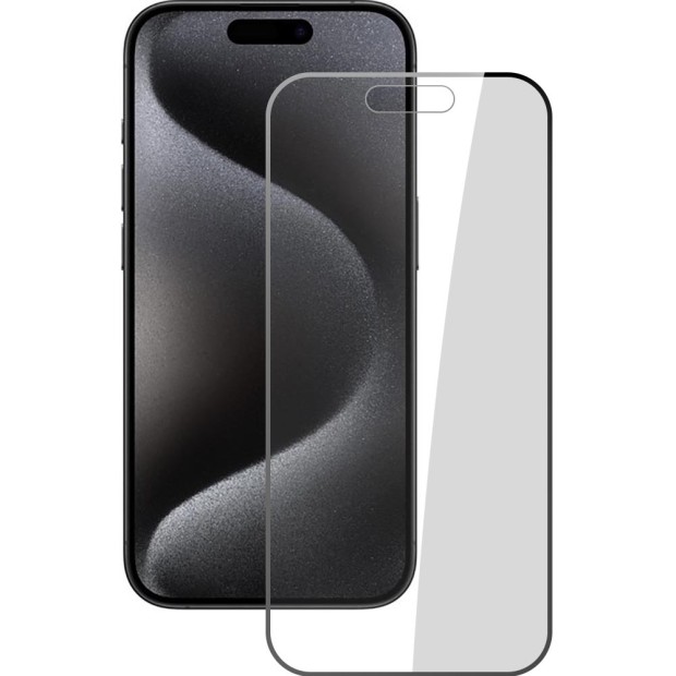 Защитное стекло 5D Japan HD Apple iPhone 16 Pro Black