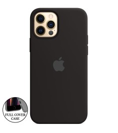 Силикон Original Round Case Apple iPhone 12 Pro Max (07) Black
