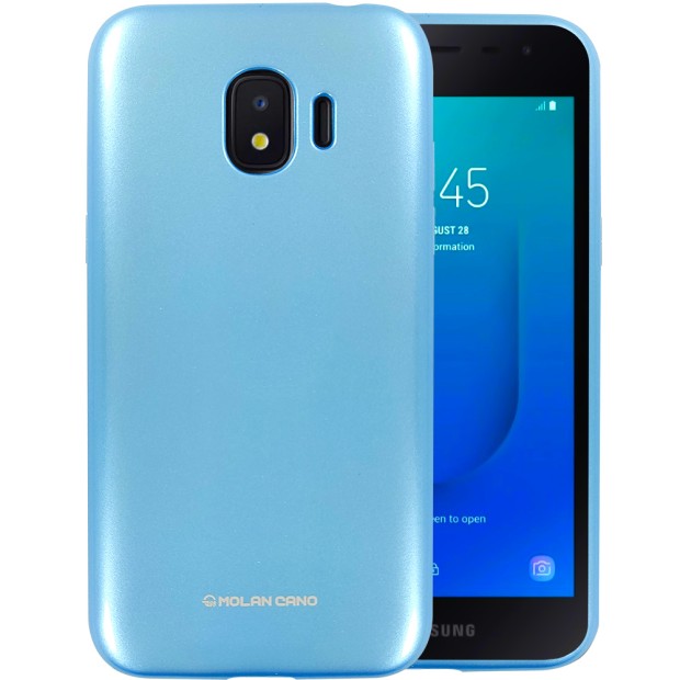 Силикон Molan Shining Samsung Galaxy J2 (2018) J250 (Светло-голубой)