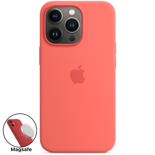 Силикон Original MagSafe Case Apple iPhone 13 Pro (Pink Pomelo)