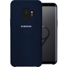 Силиконовый чехол Original Case Samsung Galaxy S9 (Тёмно-синий)
