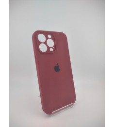 Силикон Original RoundCam Case Apple iPhone 14 Pro Max (57) Marsala