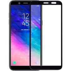 Защитное стекло Samsung Galaxy A6 (2018) A600 Black (Клей)