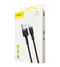 USB-кабель Baseus Cafule Special Edition 2.4A (1m) (Lightning) (Чёрный) CALKLF-B..