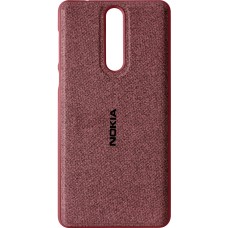Силикон Textile Nokia 8 (Бордовый)