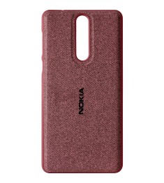 Силикон Textile Nokia 8 (Бордовый)