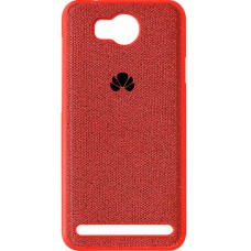 Силикон Textile Huawei Y3-2 (Красный)