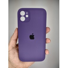 Силикон Original Square RoundCam Case Apple iPhone 11 (02) Violet