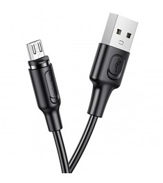 USB-кабель Borofone BX41 Silicone Magnetic (MicroUSB) (Чёрный)