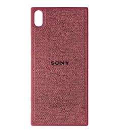 Силикон Textile Sony Xperia XA1 Ultra G3212 (Бордовый)