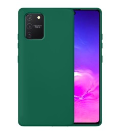 Силикон Original 360 Case Samsung Galaxy S10 Lite (Тёмно-зелёный)