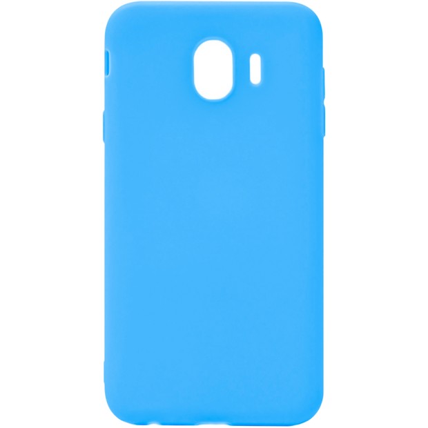 Чехол Силикон iNavi Color для Samsung Galaxy J4 (2018) J400 (голубой)