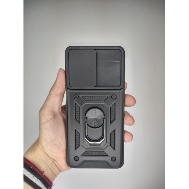 Бронь-чехол Ring Serge Armor ShutCam Case Samsung Galaxy M52 (Чёрный)